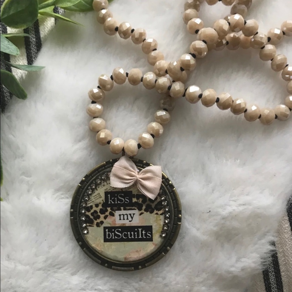 Southern Pendant & Beaded Necklace